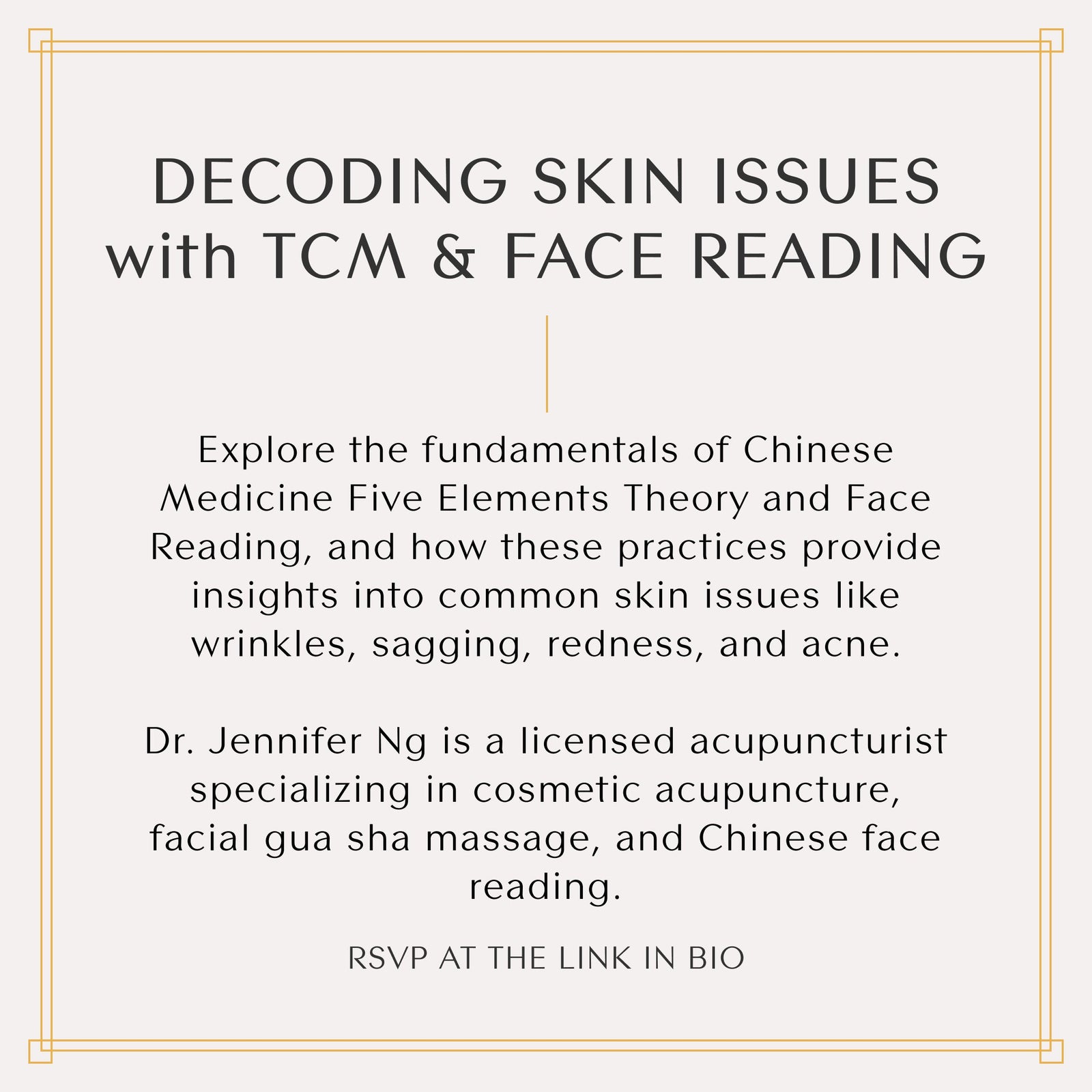 Decoding Skin Issues With Chinese Medicine and Face Reading – YINA